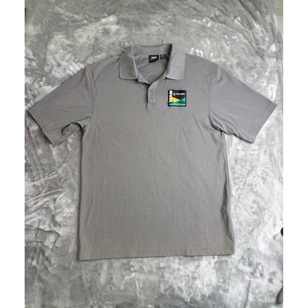 Helly Hansen Team Abn Amro Volvo Ocean Race 2005-2006 Men Size M Polo Shirt Gray